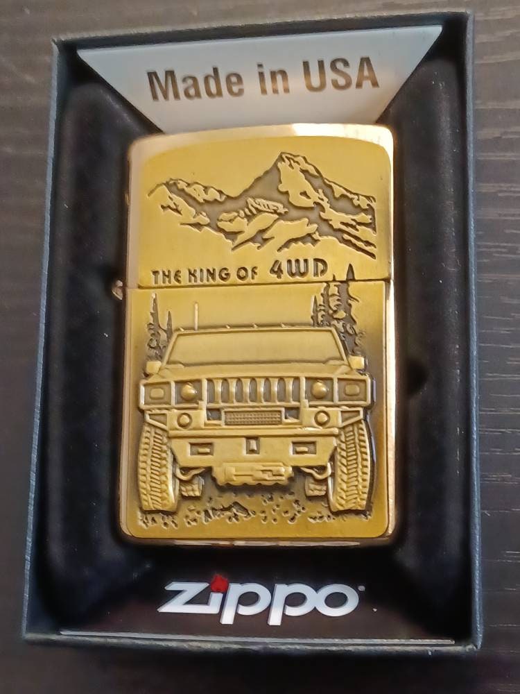 ZIPPO Brass King of All Wheel Drive - Extremely Rare