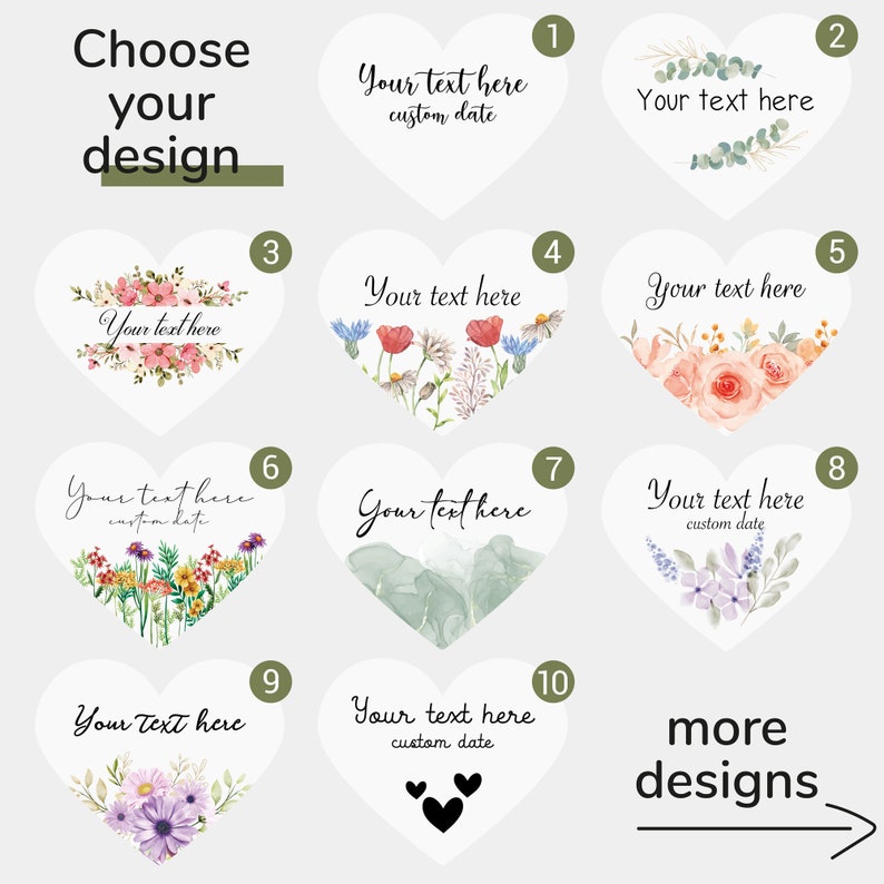 Custom Wedding Gift Favors Seed Paper Hearts Shapes Plantable Wildflower Grow Bulk Wholesale bundle of hearts Thank You Biodegradable image 7