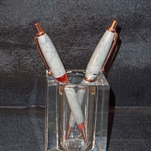 Ballpoint Pen and Pencil Desk Set with Pen Holder