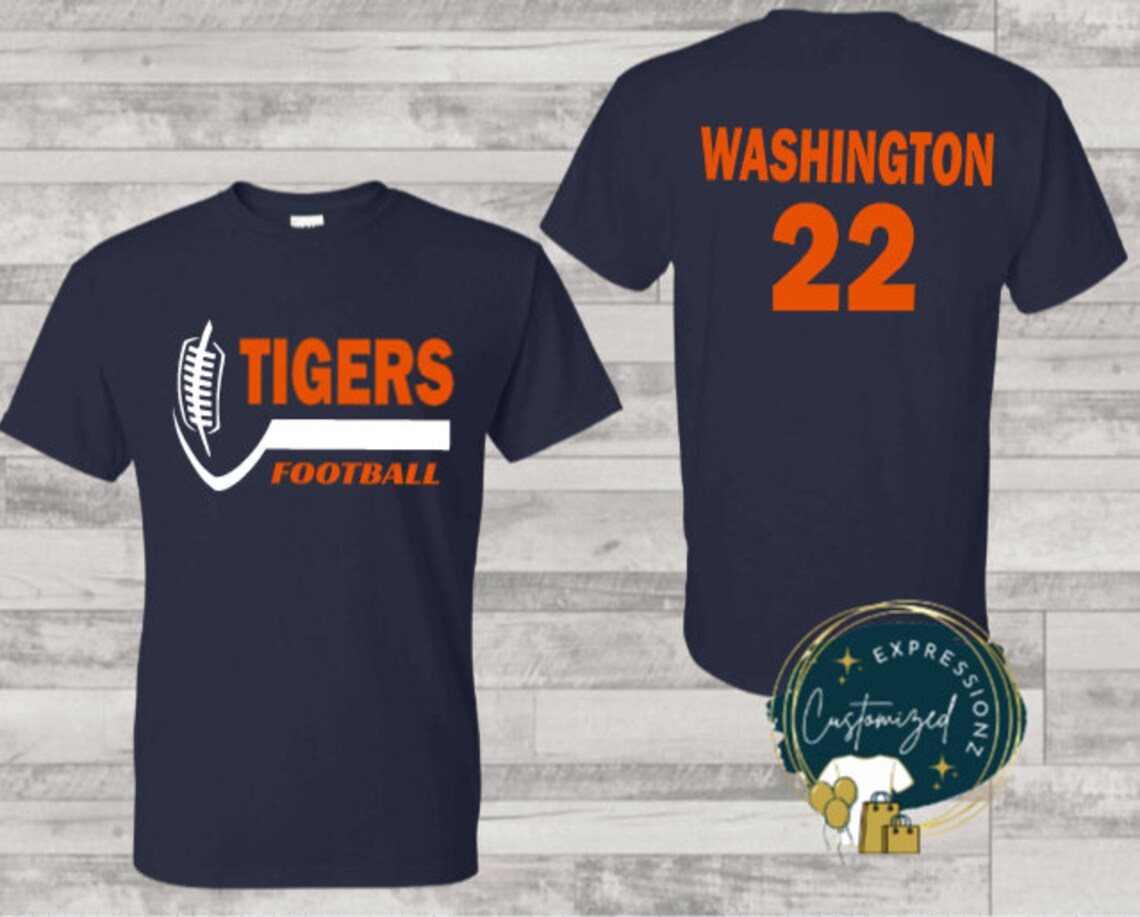 Team Football Shirts Custom Team Shirts Personalized Etsy