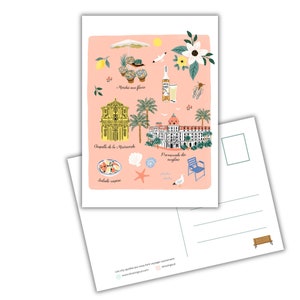 carte postale Nice illustration