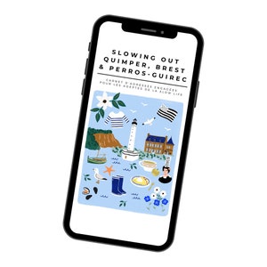 Guide numérique Quimper, Brest et Perros-Guirec illustré indépendant alternatif et engagé
