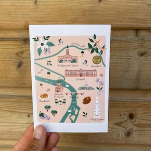 carte postale Toulouse illustration