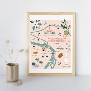 Affiche illustration Toulouse A3