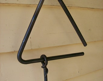 Forged Dinner Bell Triangle