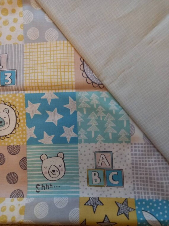 Baby Cot Quilt Kit Etsy UK
