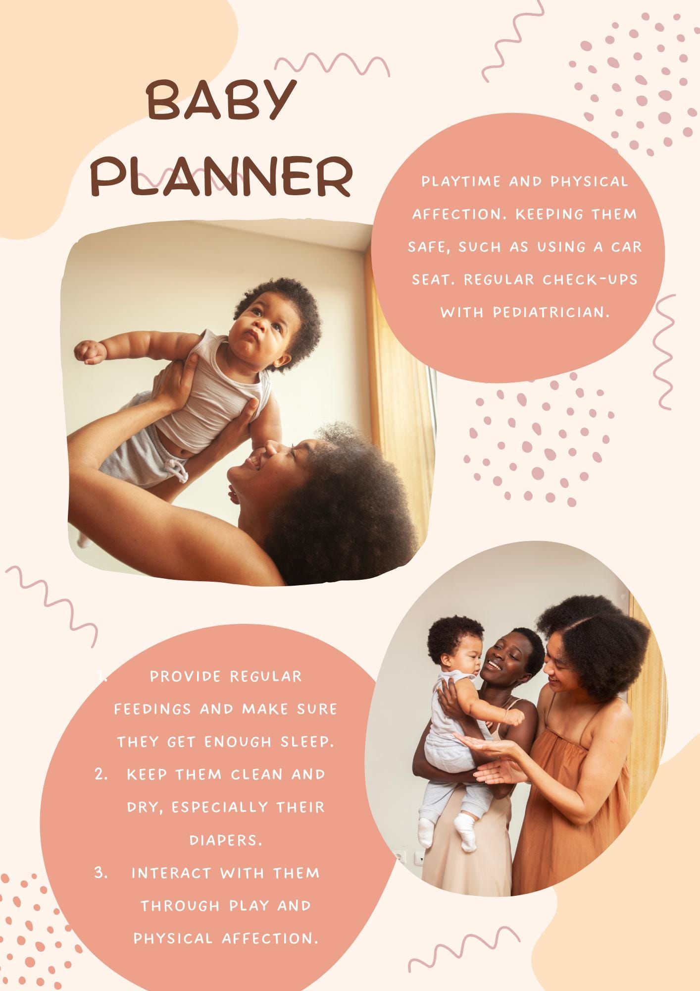 Baby planner for every month