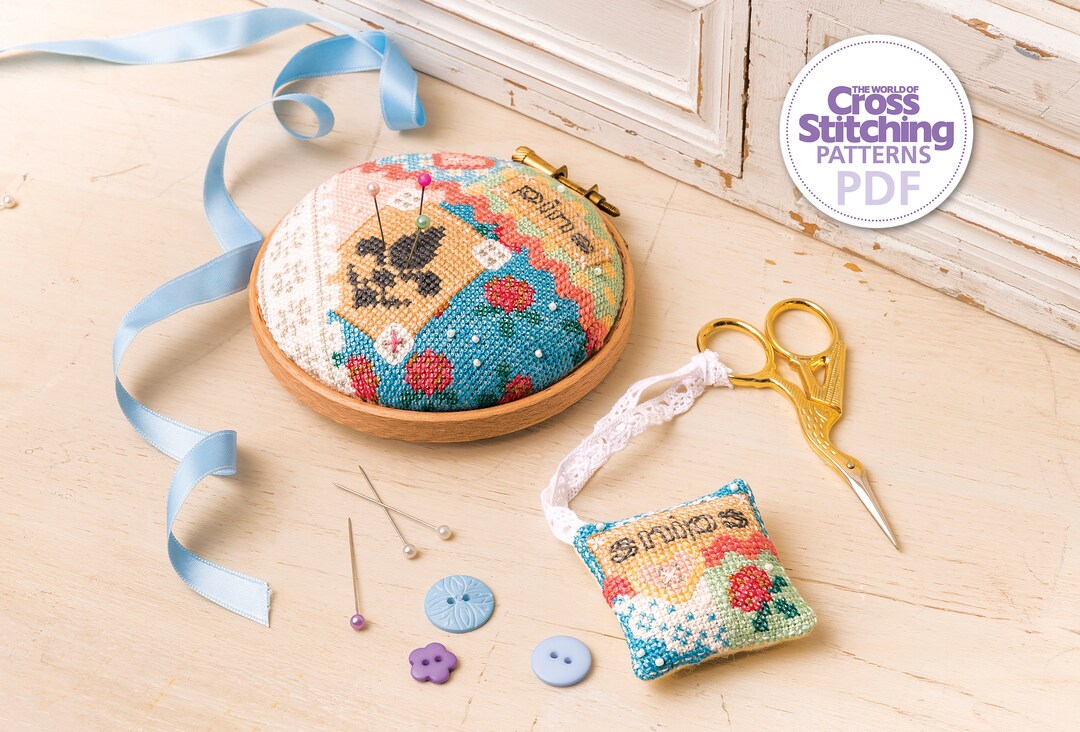 Sewing Accessories Cross Stitch Patterns PDF Chart Instant Download ...