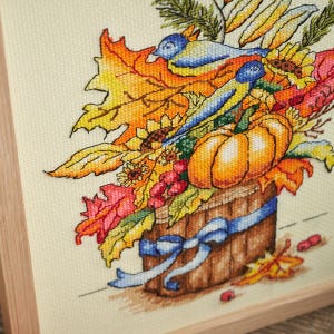 Autumn Harvest Cross Stitch Pattern PDF Chart Instant Download, Fall ...