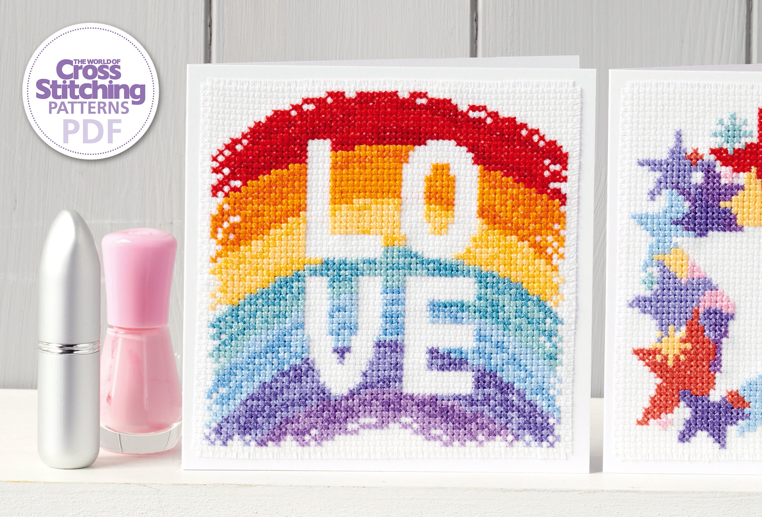 Love Cards Cross Stitch Patterns PDF Charts Instant Download Assisi 