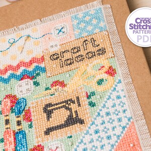 Sewing Accessories Cross Stitch Patterns PDF Chart Instant Download ...