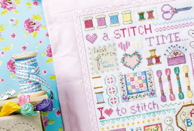 Sewing Sampler Cross Stitch Pattern PDF Chart Instant Download Etsy