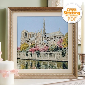 Notre Dame Needlepoint - Etsy