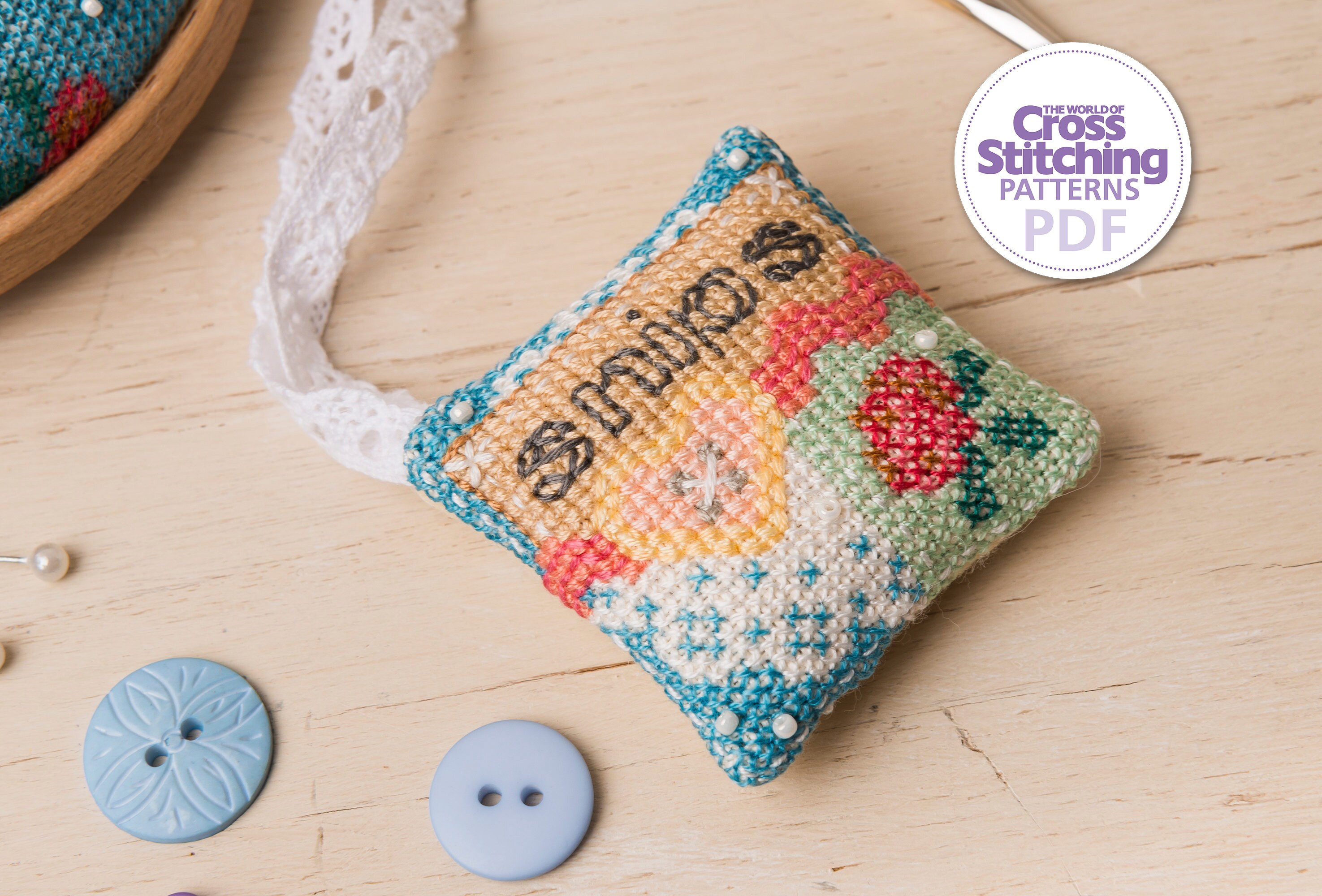 Sewing Accessories Cross Stitch Patterns PDF Chart Instant Download ...