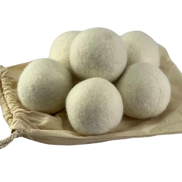 Bacon & Fields - 100% New Zealand Organic  Wool - XL dryer Balls