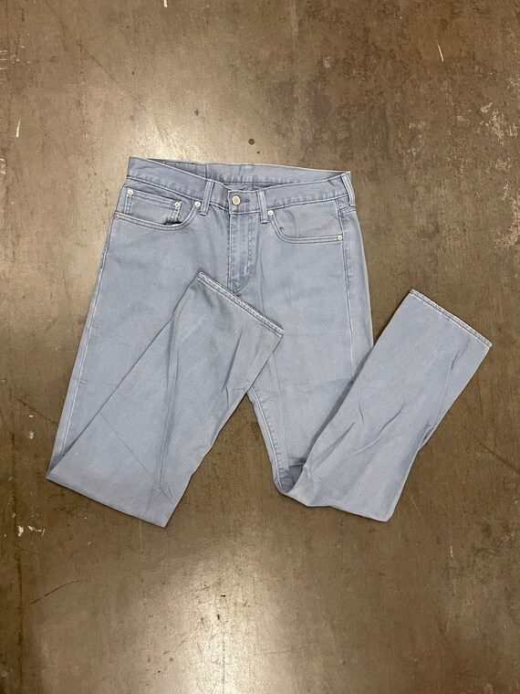 Mens 513 Corduroy Levis 2010s Baby Blue 
