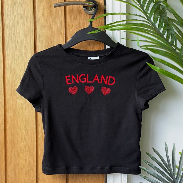 Slogan baby tee England euros 2024