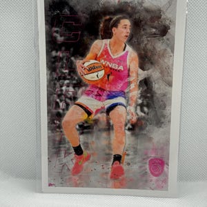 Caitlin Clark 4x6 Art Print, John Rudolph Signed V3