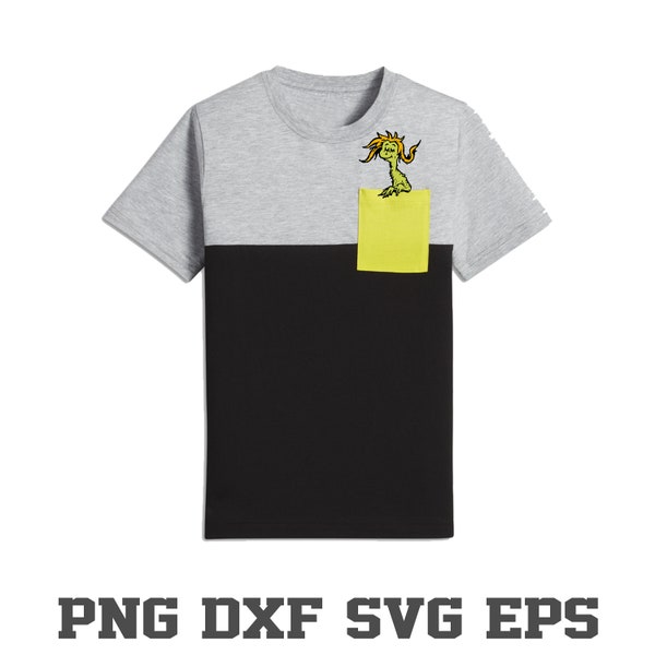 Shirt Design, Wocket in my Pocket PNG SVG dxf eps for Iron on HTV