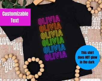 Custom neon shirts sales