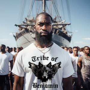 Tribe of benjamin T-shirt, Hebrew Israelite, 12 Tribes Israel, Hebrew Clothing, Israelite Shirt, Israelite Garments,