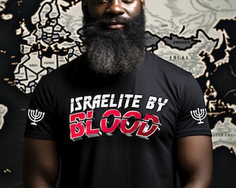 Israelite T-Shirt for Men: Lion of Judah, 12 Tribes Apparel