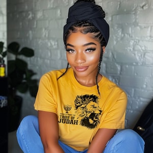 Hebrew Israelite Clothing For Women, Israelite T-shirt , Hebrew Clothing, Israelite tshirt for women, Lion Of Judah, Gift for Her
