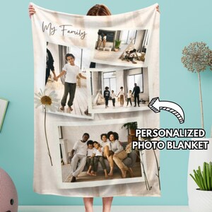 Custom Photo Blanket: Personalized Family Keepsake Gift