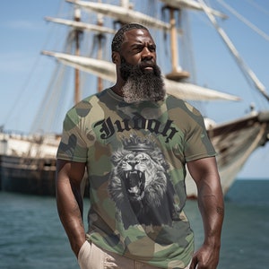 Israelite Men&#39;s T-Shirt: Judah, Hebrew Israelite, 12 Tribes of Israel, Hebrew Clothing