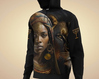 Tribe of Judah Hoodie: Israelite Clothing for Women