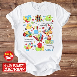 Autism Shirt, Autism awareness, autistic pride, autism acceptance, Neurodivergent shirt, Unisex t-shirt