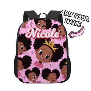 Personalisierter Kleinkindrucksack mit Namen, Mädchenrucksack, benutzerdefinierte Schultasche, schwarzer Mädchenrucksack, benutzerdefinierte Buchtasche für kleine Mädchen