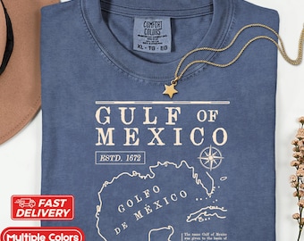 Gulf of Mexico T-Shirt: Comfort Colors Unisex Tee