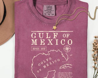 Gulf of Mexico T-Shirt: Comfort Colors Unisex Tee