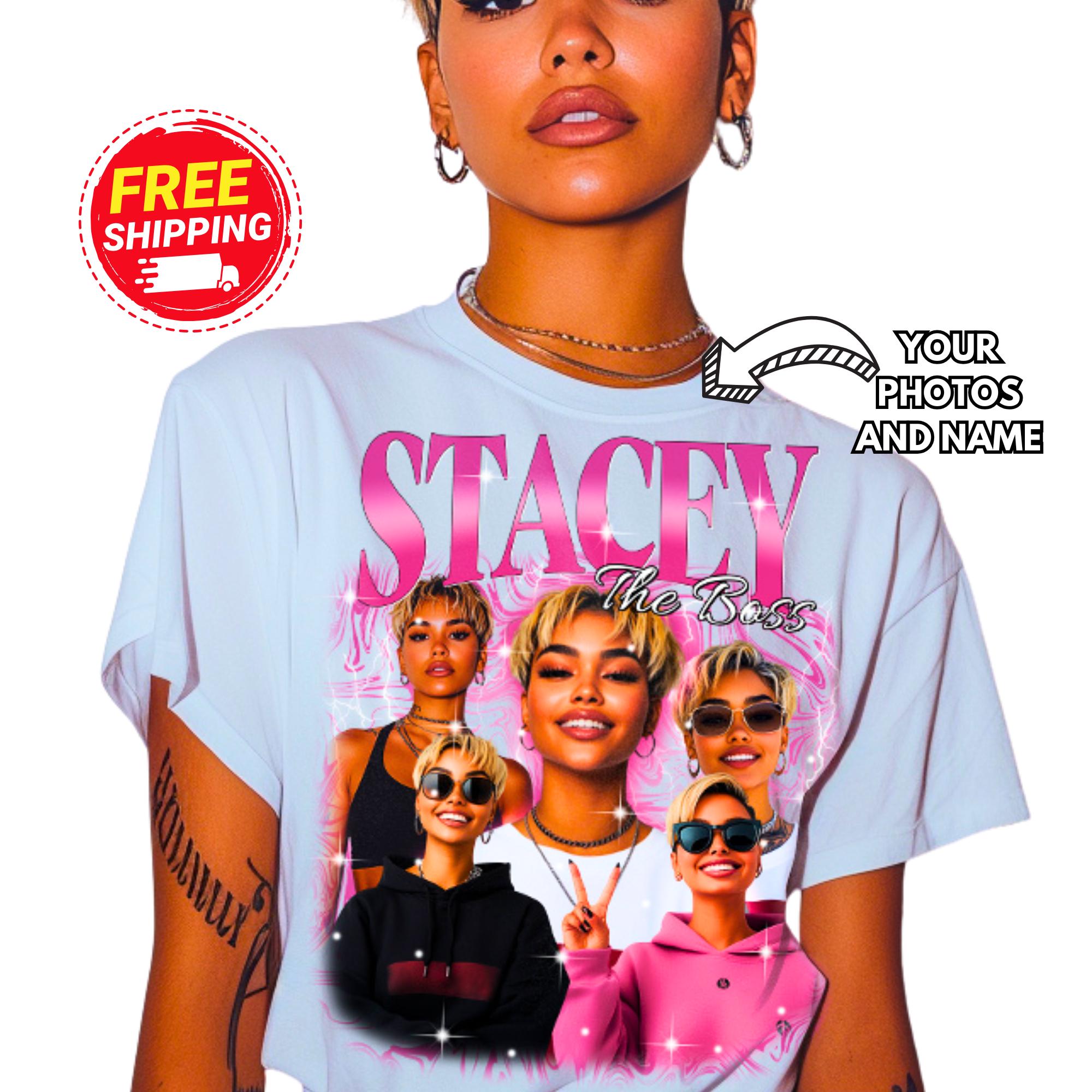 Custom Photo T-shirt: 90s Retro Bootleg Style Tee - Etsy