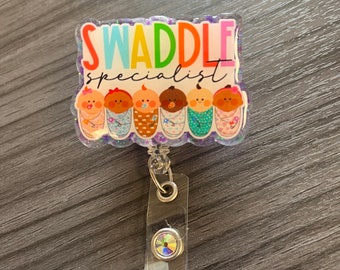 Swaddle Specialist Badge Reel