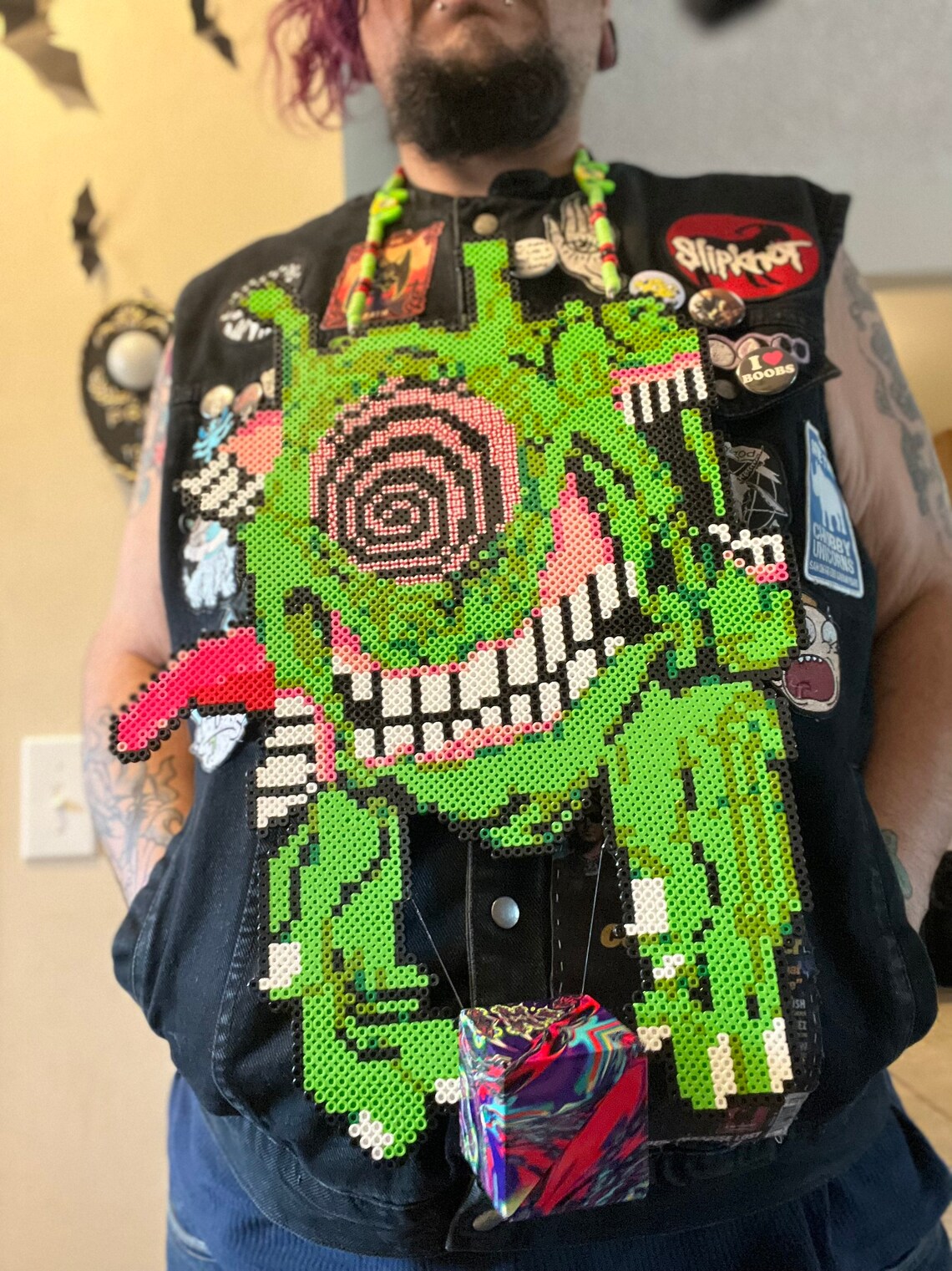 Rezztronics Cyclops, Puzzle Box, Rezz, Subtronics, Perler, Rave, Edm