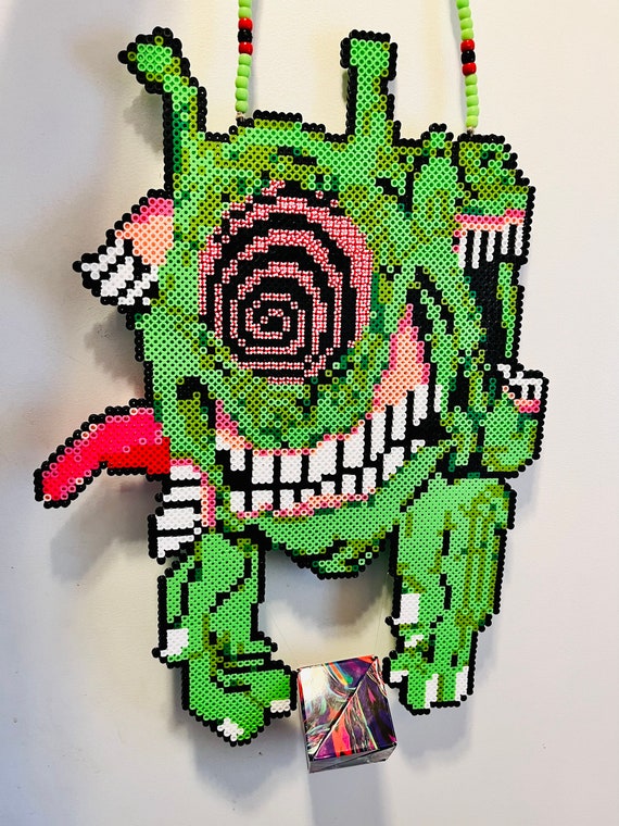 Rezztronics Cyclops Puzzle Box Rezz Subtronics Perler Etsy