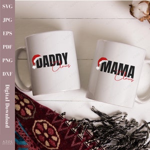 Família Natal svg, caneca de Natal svg, Família svg Bundle, Camisa combinando svg, Família Claus svg, Natal Mãe Pai, Natal Família svg