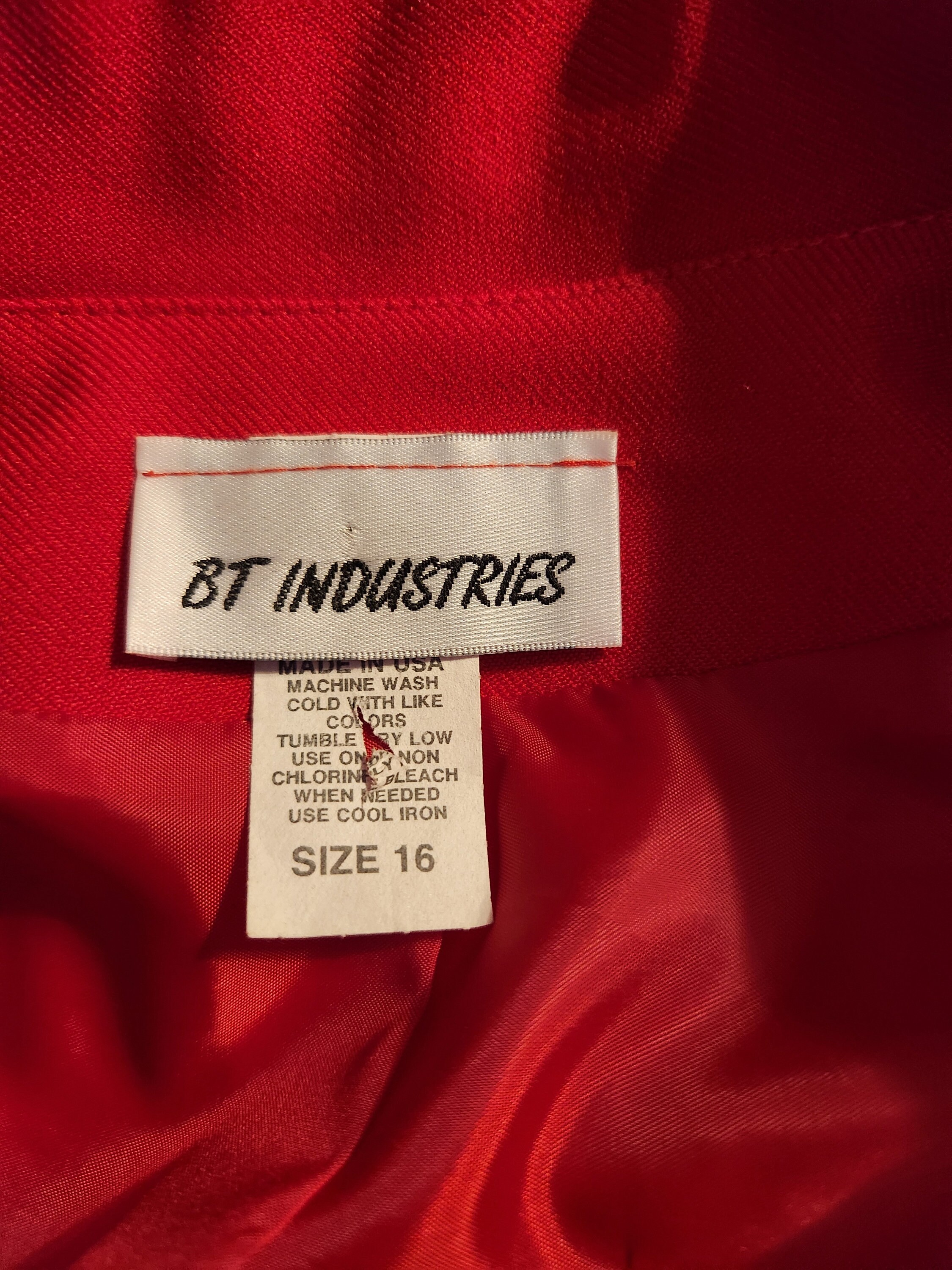 Vintage 70's BT Industries Red Blazer - Etsy