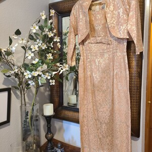 Vintage 1960&#39;s Classy 2 Piece Lace Dress and Jacket