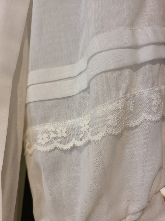 Vintage 70's Gunne Sax Style White Wedding Dress - image 8
