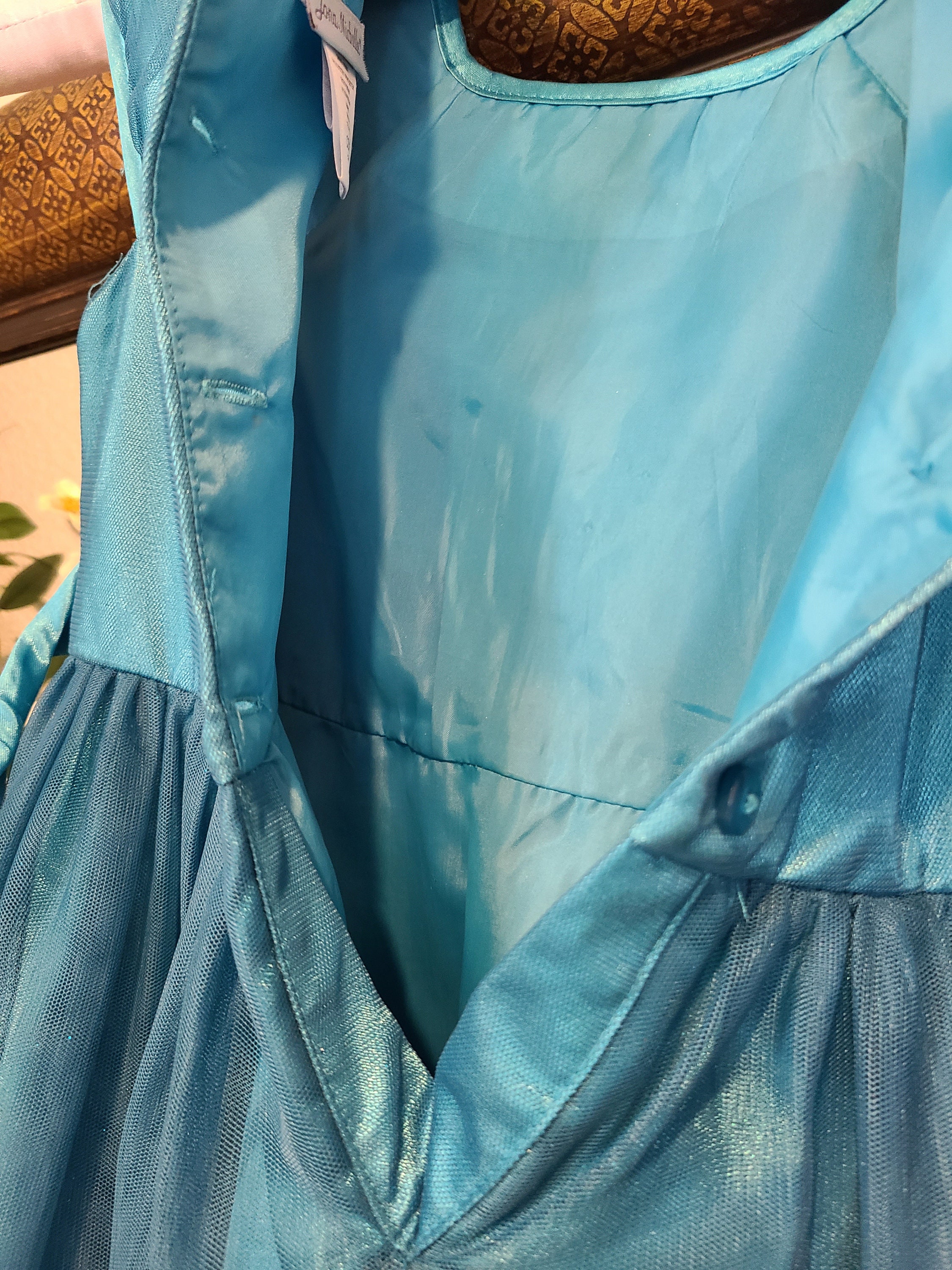 Jona Michelle Girls Turquoise Party Dress Size 7 - Etsy