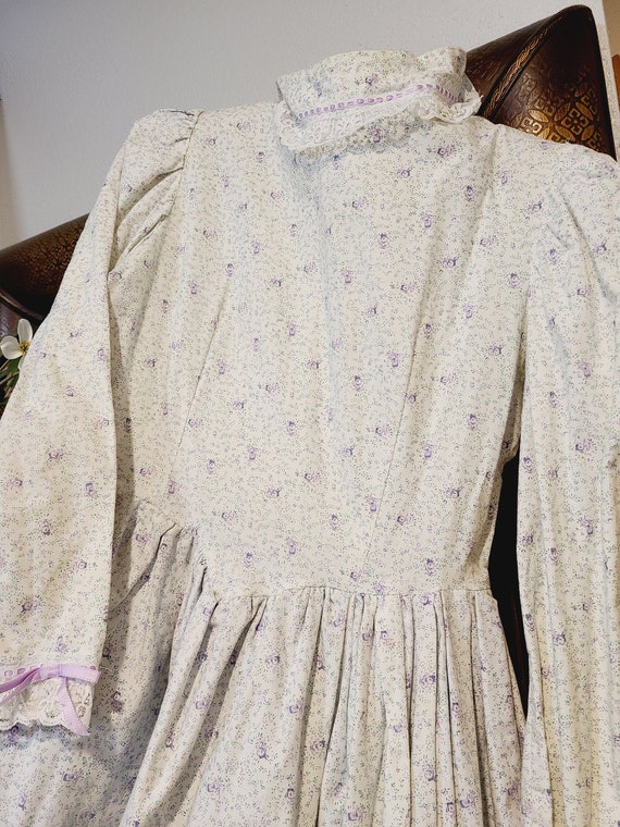 Vintage 70's Calico Prairie Dress - image 2