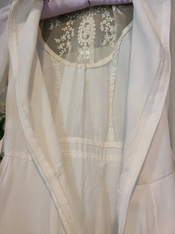 Vintage 70's Gunne Sax Style White Wedding Dress - image 7