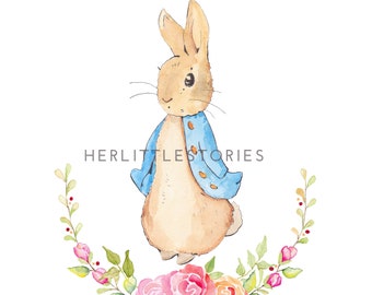 Piotruś Królik | Ilustracja cyfrowa | Natychmiastowe pobranie