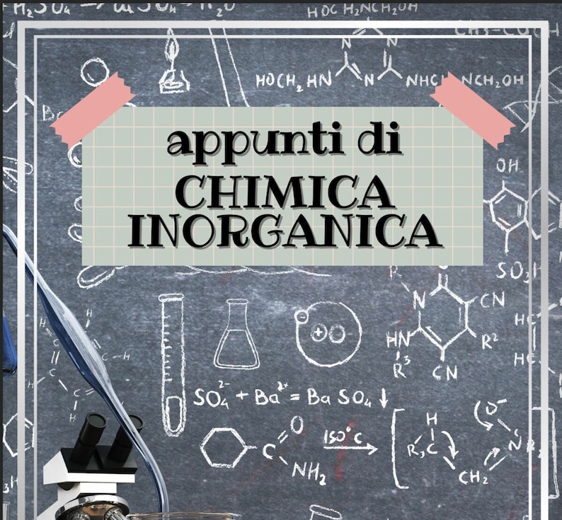 Appunti di Chimica Inorganica Programma Concorso Docenti cdc A-28/A-50 immagine 1