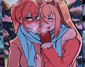 Kobayashi's Dragon Maid Print | Kobayashi | Tohru | Dragon Maid | Anime Print | LGBT Pride