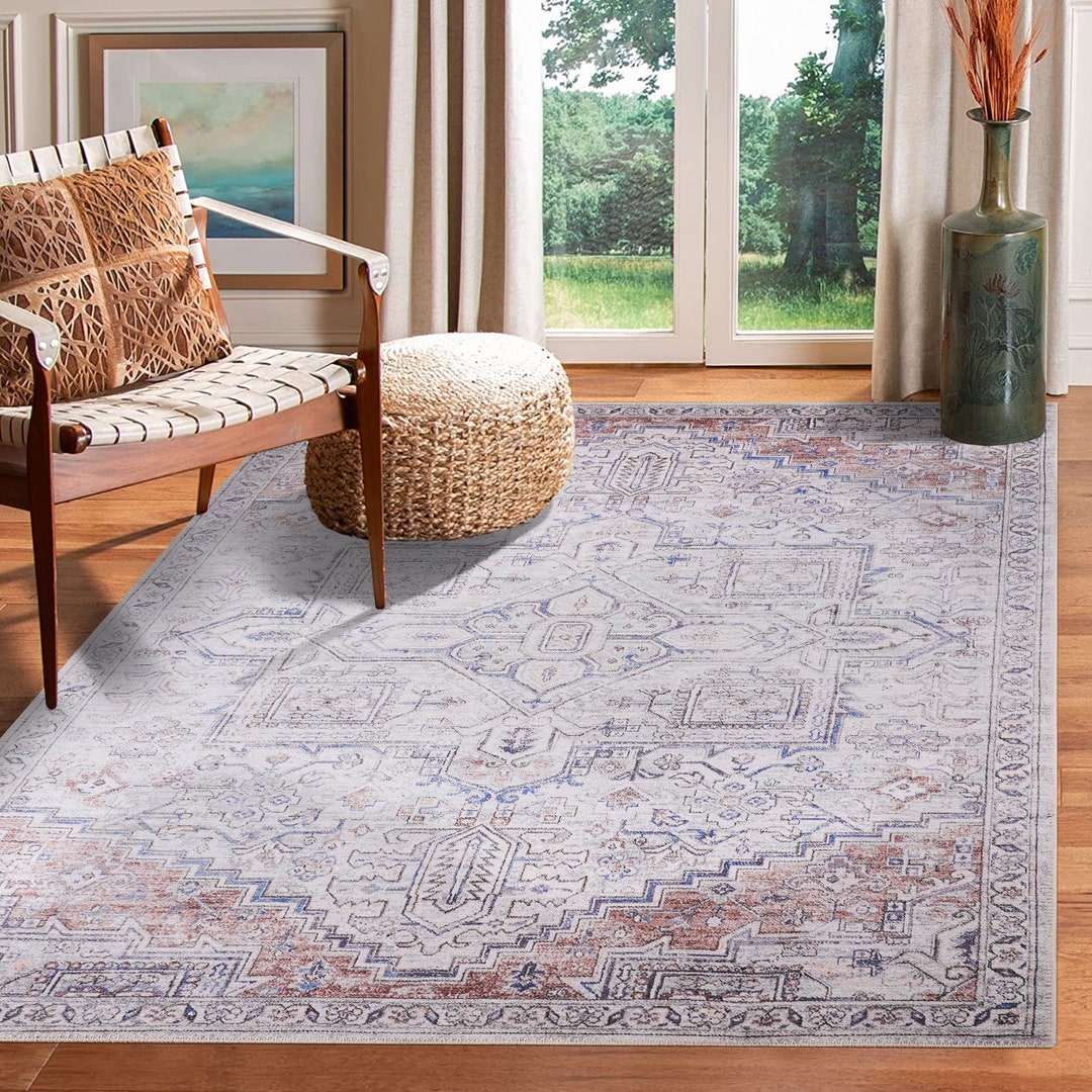 Rugs for Living Room, Vintage Home Decor, Turkısh Area Rug, Floor