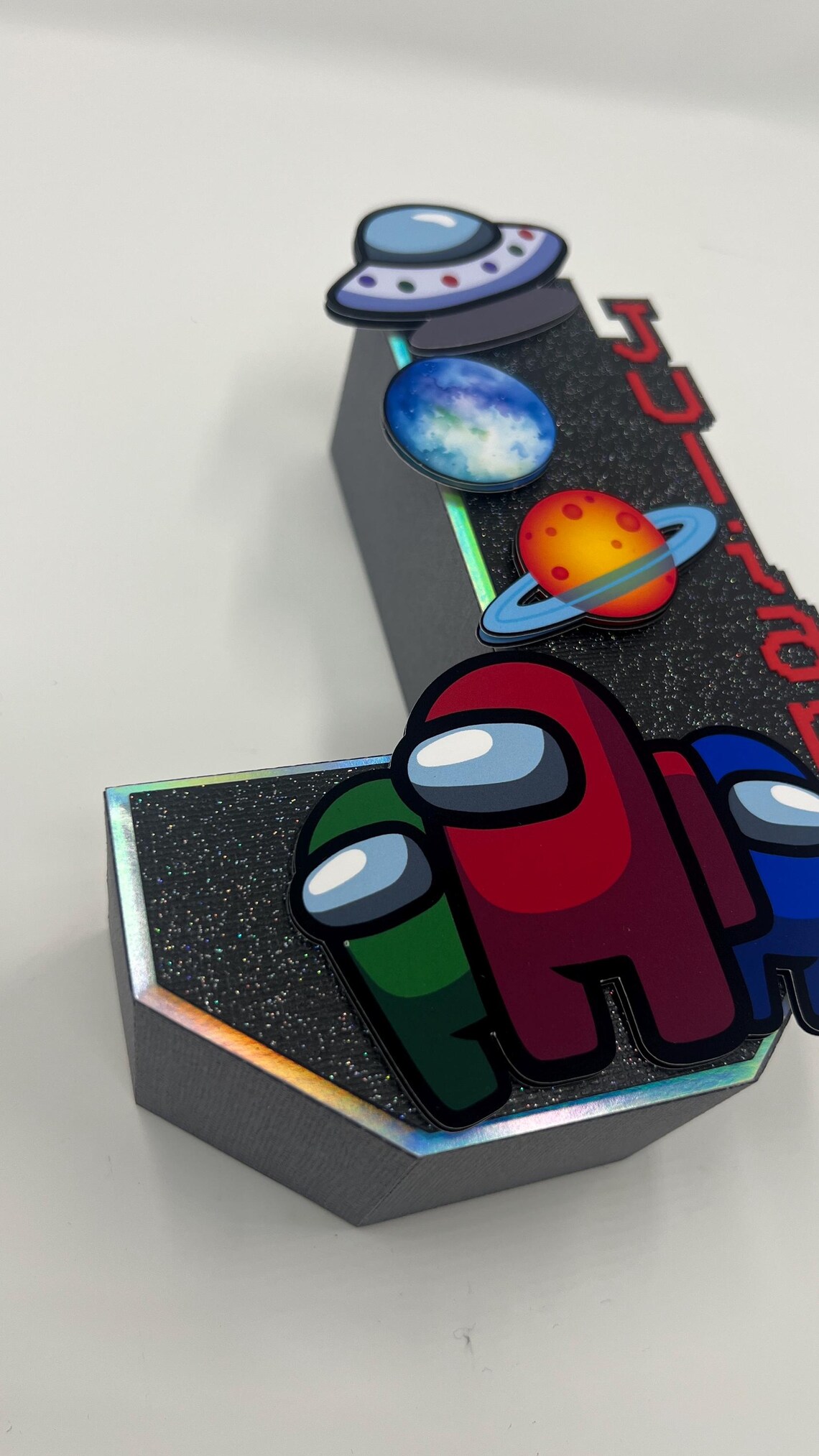 Among Us Birthday 3D Letter: Personalized Party Decoration - Etsy